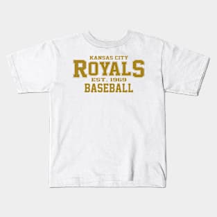 Royals Kansas City Baseball Kids T-Shirt